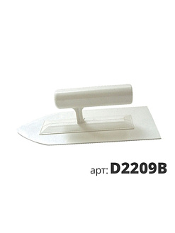 STM Decor Кельма белая пластиковая остроугольная D2209B