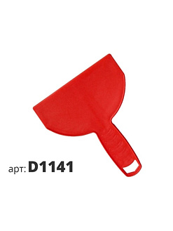 STM Decor Шпатель-скребок красный пластиковый D1141