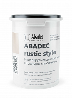 ABADEC RUSTIC STYLE  Моделируемая декоративная штукатурка с волокнами 